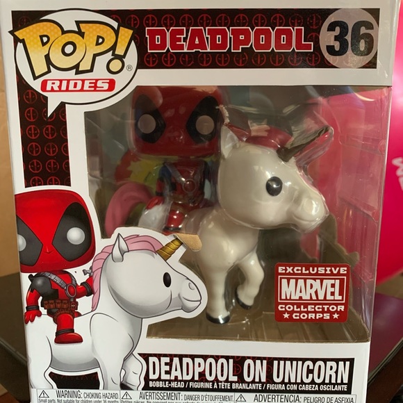 deadpool pop vinyl unicorn